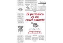 El periódico es un cruel amante
